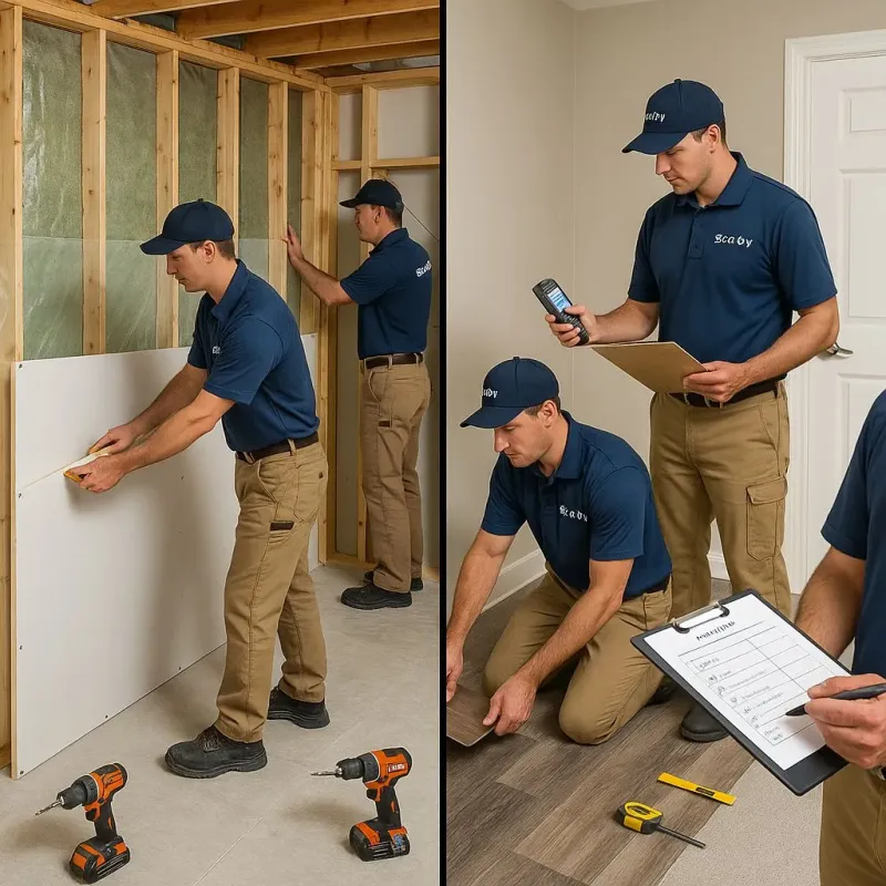 Repairs and Reconstruction process in South Pottstown, PA