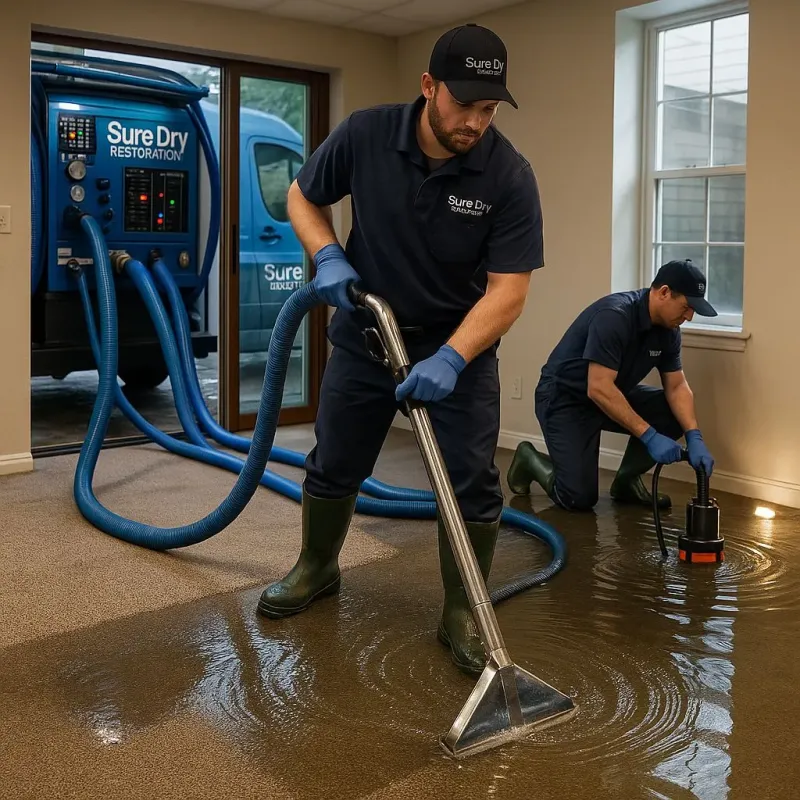 Water Extraction and Removal process in South Pottstown, PA